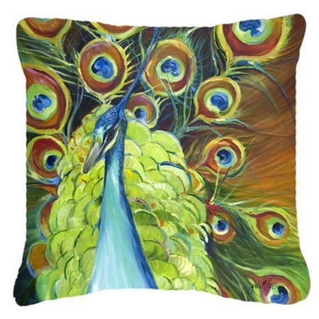 MICASA Peacock Canvas Fabric Decorative Pillow MI257381